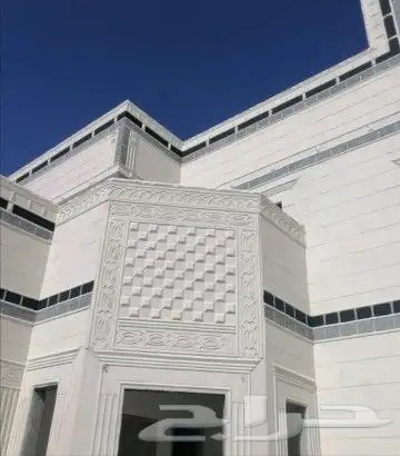 ديكورات خارجيه لياسه ملونه تصميم الحجر الطبيعي 5