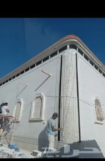 ديكورات خارجيه لياسه ملونه تصميم الحجر الطبيعي 0
