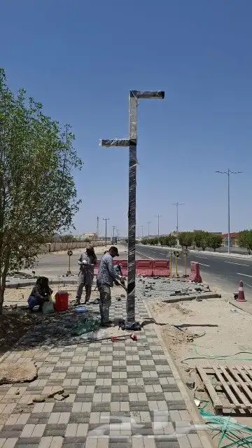 اعمده انا ره مخروط ومضلع ومجسمات لتزين الحدائق 16