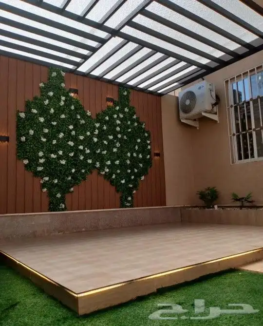 بديل الخشب والعشبه الصناعي والتنسيق الحدائق والتايل للارضي و 3