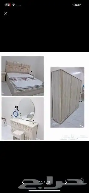 غرف نوم نفرين جديده 1800 ريال 3