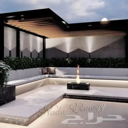 تصميم جلسه لاند سكيب 3d بأقل تكلفه 7