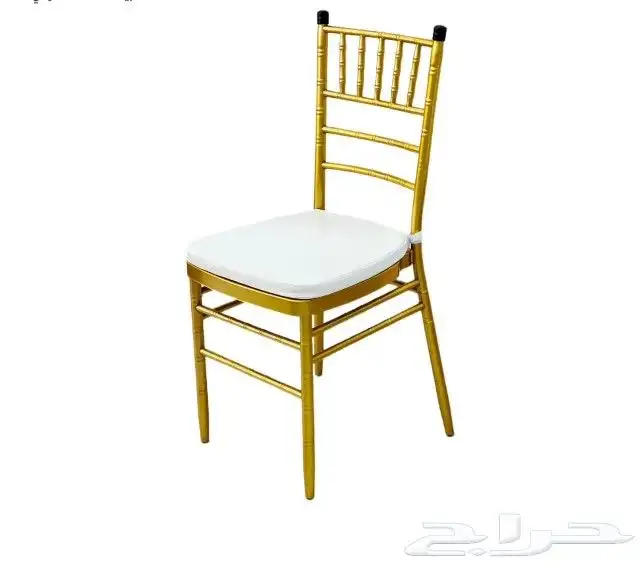 بيع كراسي نابليون شفاف اكريلك وحديد ذهبي وكراسي حمراء 0