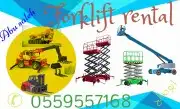 Forklift rental Manlift scissors lift for rent scissors lift 18