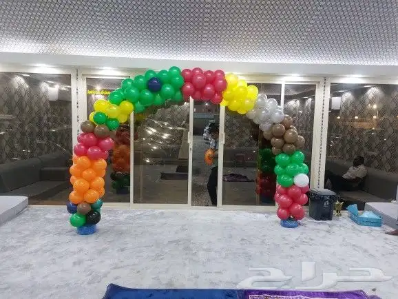 تأجير افتتاح المحلات الجديده استاند بالونات راقصه سيتي كلر ر 3