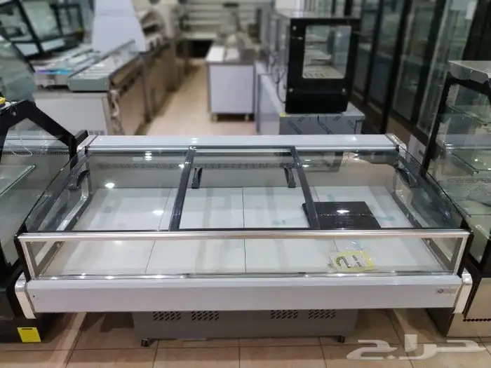 ثلاجات عرض لحوم طازجة باب سحاب زجاج 8