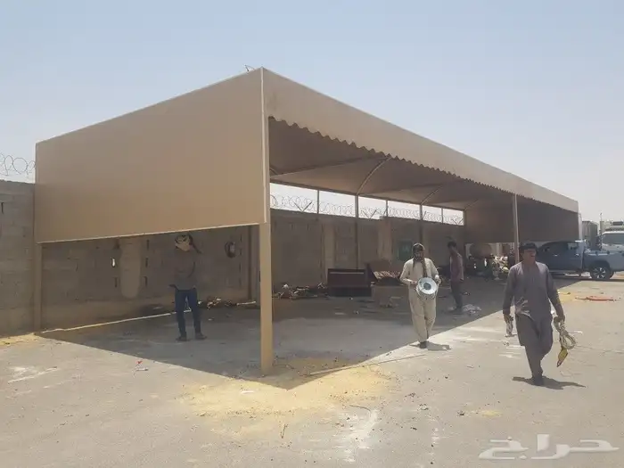 مواقف سيارات مضلات وسواتر وجميع انواع الحداده 1