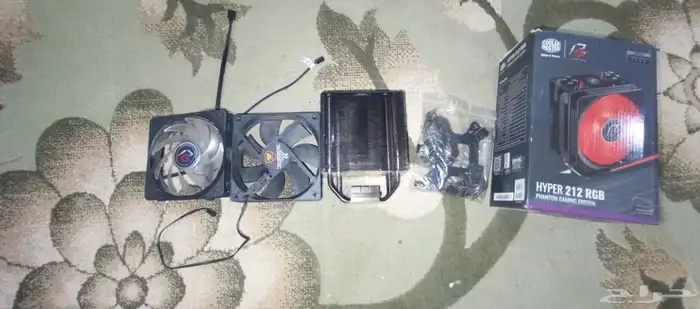 مبرد هوائي كولر ماستر هايبر 212RGB نسخة فانتوم جيمنج 0