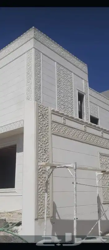 ديكورات خارجه واجهات تلبيس بجميع انولع الشغل حجر اسمنيه كسر 8