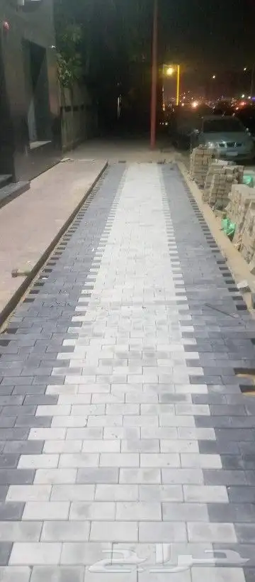 ابو خديجه لتركيب الانترلوك والبلدوره والبلاط في جيزان 8
