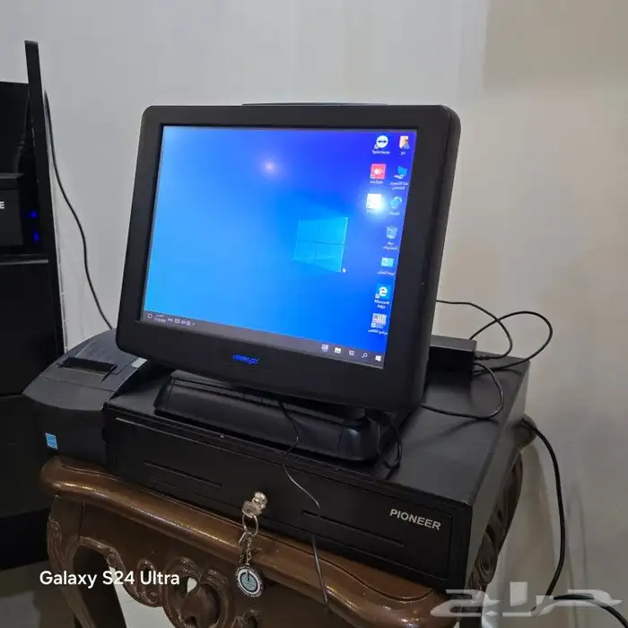 كاشير مستخدم بوس فليكس بضمان مع البرنامج شامل التركيب 0