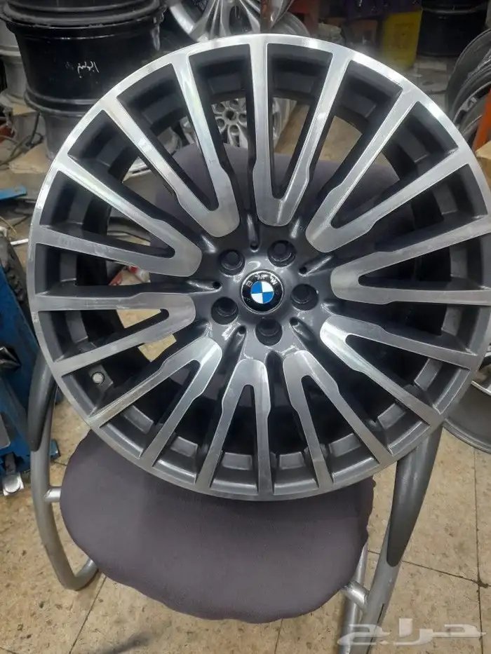 جنوط bmw730 مقاس 21 حق موديل 2018 اصلي وكاله 7