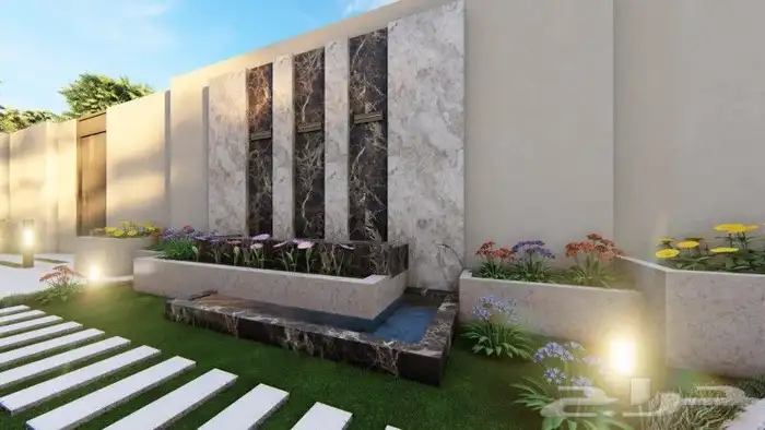 تصميم واجهات فلل مودرن 6