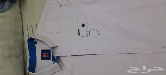 قميص بنكي في ازرق استعمال ساعه فقط اللبيع بسب اختلاف المقاسو 0