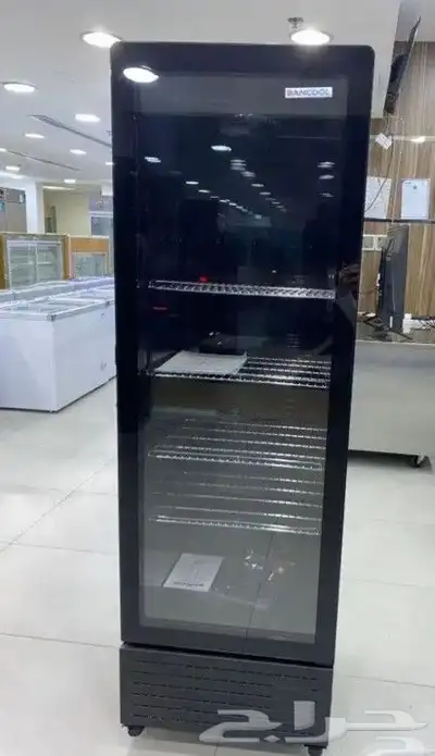 ثلاجات عرض بانكول 1 باب زجاج أسود أحجام مختلفة 3