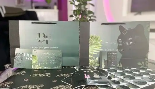 طباعة بوكسات طباعة أكياس ليبل قماش كروت ستيكر لوقو جلد ورق ت 8