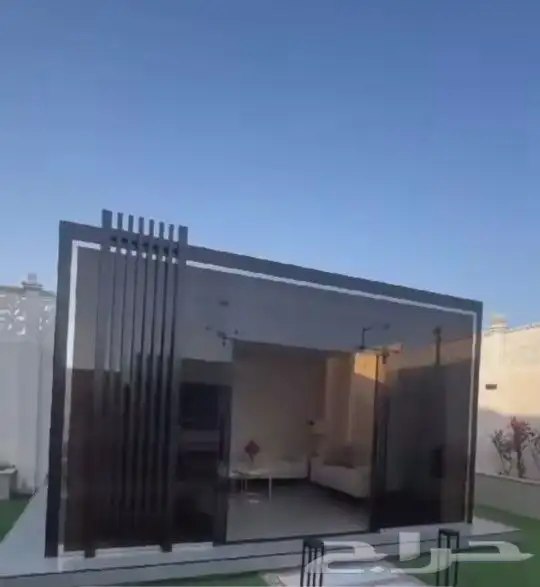 مظلات مواقف سيارات مجالس قزاز مجالس سندويتش بلن معزول 13