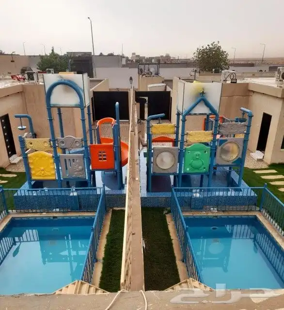 شاليهات نايت بارتي للايجار اليومي حي الرمال الرياض 5