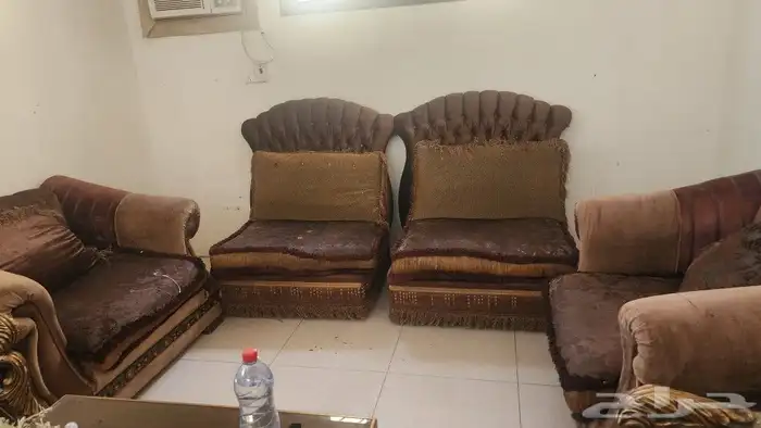 كنب بني حجم كبير 0