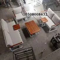 كراسي حديد خارجية جلسات مراكيز احواش استراحات شاليهات كراسي 7