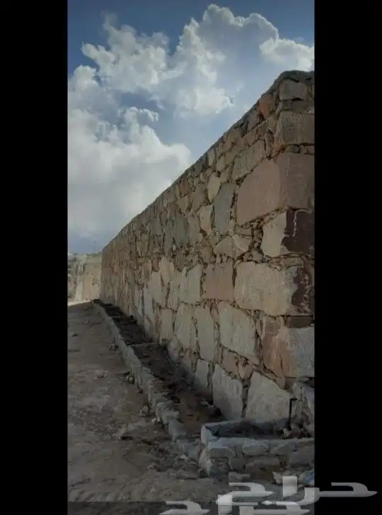 بنيان حجر بوكلين قص اراضي حفريت 0