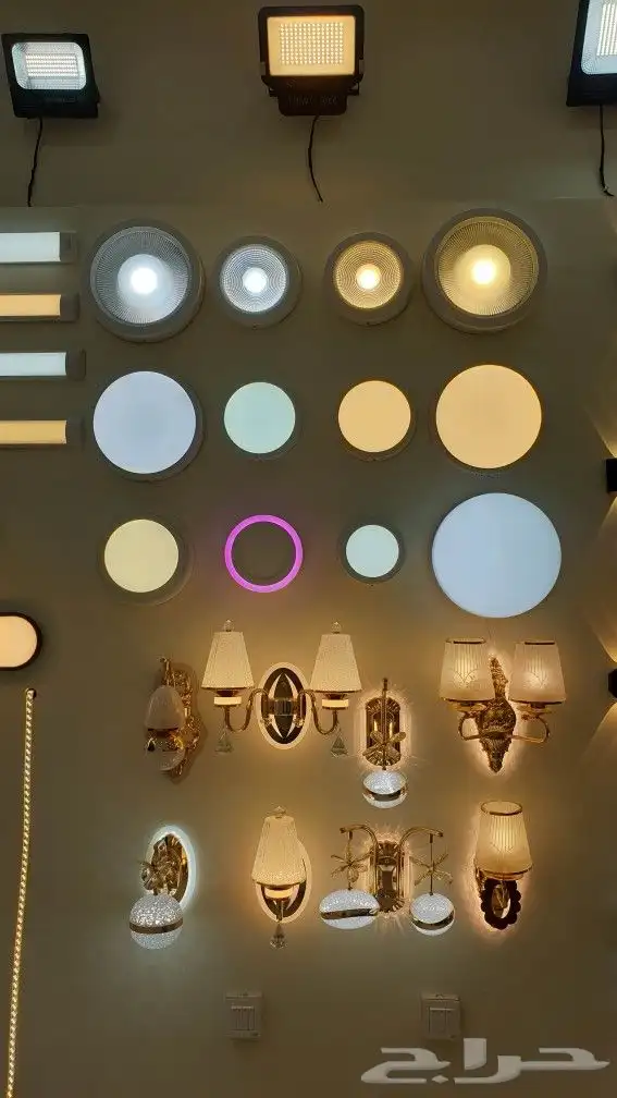 لمبات LED - سبوت - اناره مخفية - نجفات 10