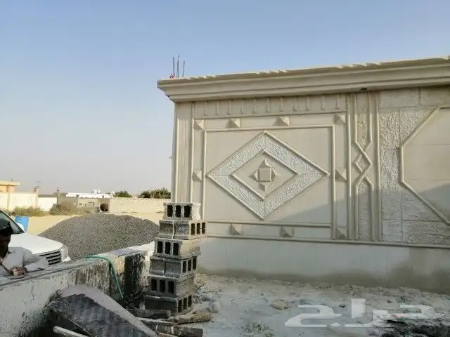 لياسه ملونه بديل الحجر الطبيعي وديكورات خارجيه 6