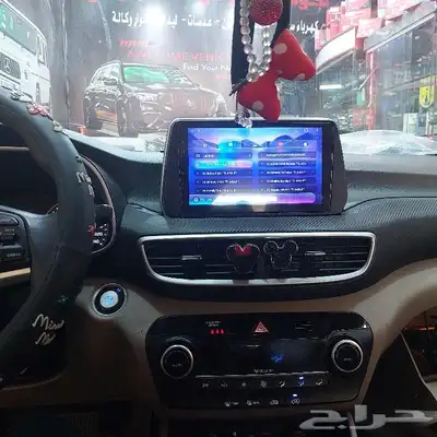 شاشه توسان 2019 فل كامل مع تشغيل 4كاميرات الوكاله 4