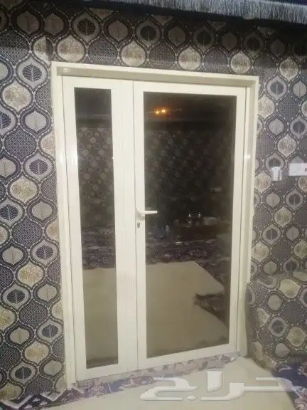 الا لمونيوم سرايا عادي باب وشباك مح زجاج دبل 0