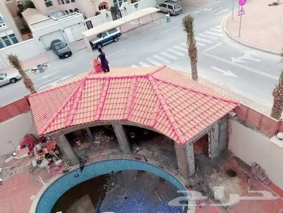 مقاول اصباغ دهانات ديكورات جبس ترميم بناء ملاحق قرميد 7