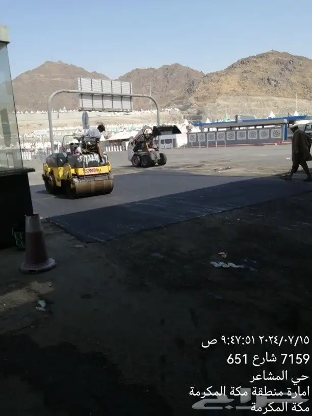 السلام عليكم ورحمة الله وبركاته نقدم لكم أعمال أسفلت قشاطه 8