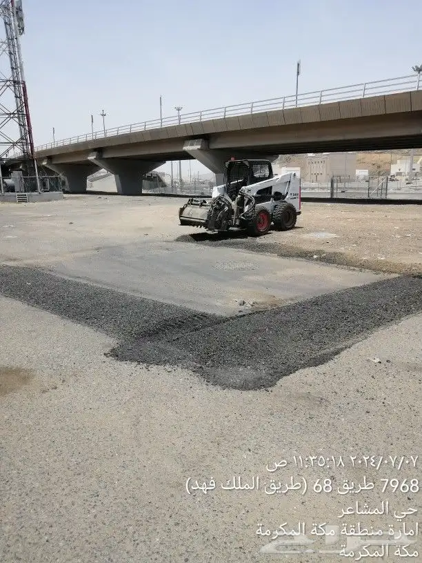 السلام عليكم ورحمة الله وبركاته نقدم لكم أعمال أسفلت قشاطه 6