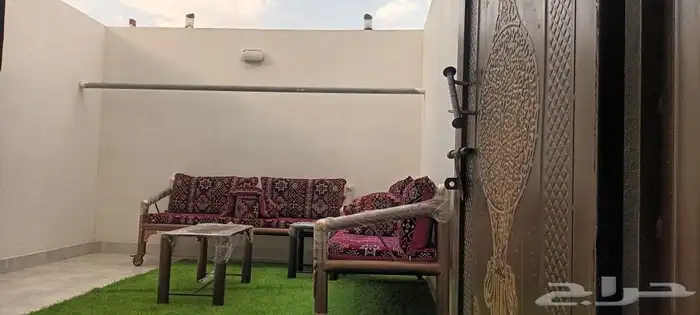 شقة مفروشة بحوش للإيجار وجلسة تفتح النفس 10