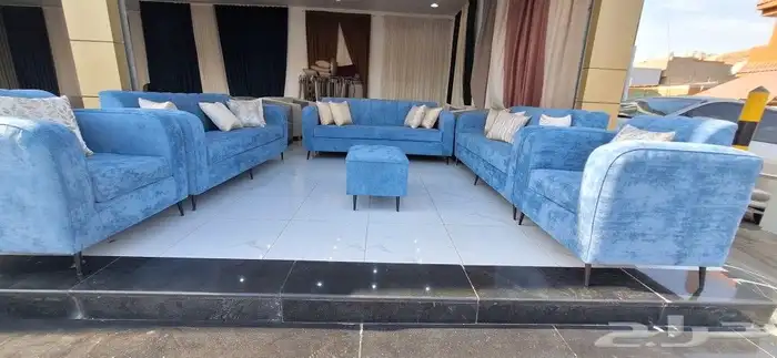 كنب 11نفر سفنج انتر فوام قماش شنيل 0