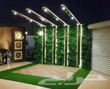 مظلات حدائق مظلات سيارات مظلات مواقف سواتر شرائح سواتر خشبي. 8