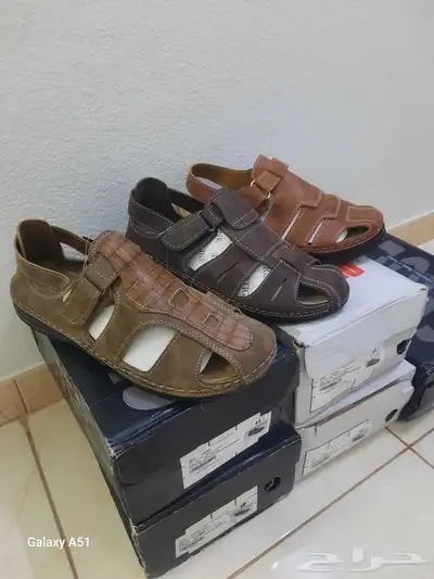 صندل جلد طبي مقاسات 44 45  46 3