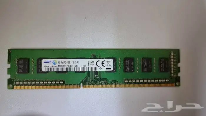 رام كمبيوتر 4 جيجا DDR3 سامسونج مستعمل نظيف 0