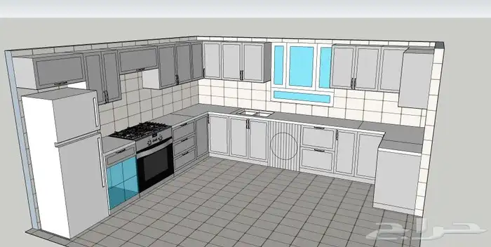 تصميم مطابخ 3d 2