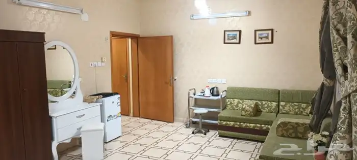 شقة مفروشة غرفة وصالة في ابها مقابل حديقة المطار 1