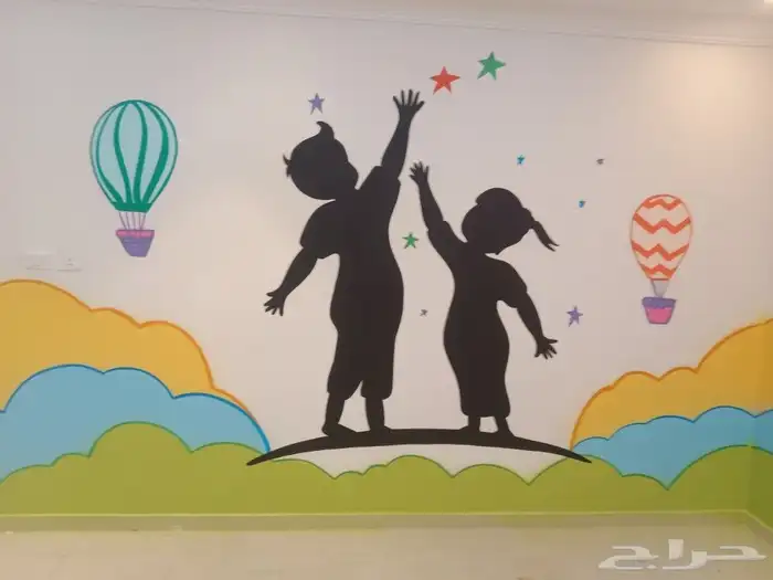 رسام وخطاط لرسم الروضات 1