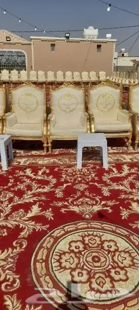 تاجير مخيمات فرش كبير ملكي كنب ملكي 7