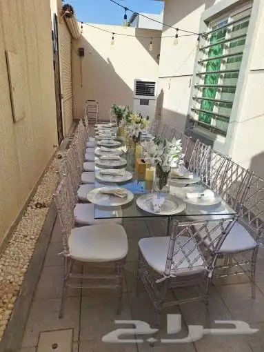 تأجير طاولات والكراسي كنب جلسات شعبيه قهوجين وصبابين مكيفات 9
