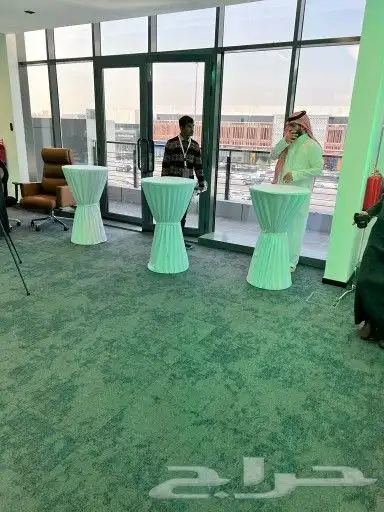 تأجير طاولات والكراسي كنب جلسات شعبيه قهوجين وصبابين مكيفات 7