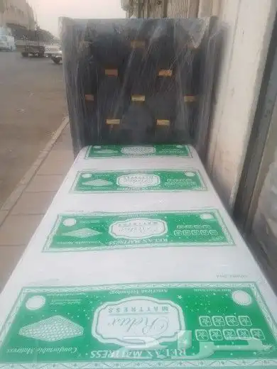 سراير حديد وبكس خشب مراتب ومفارش وبطانيات 9