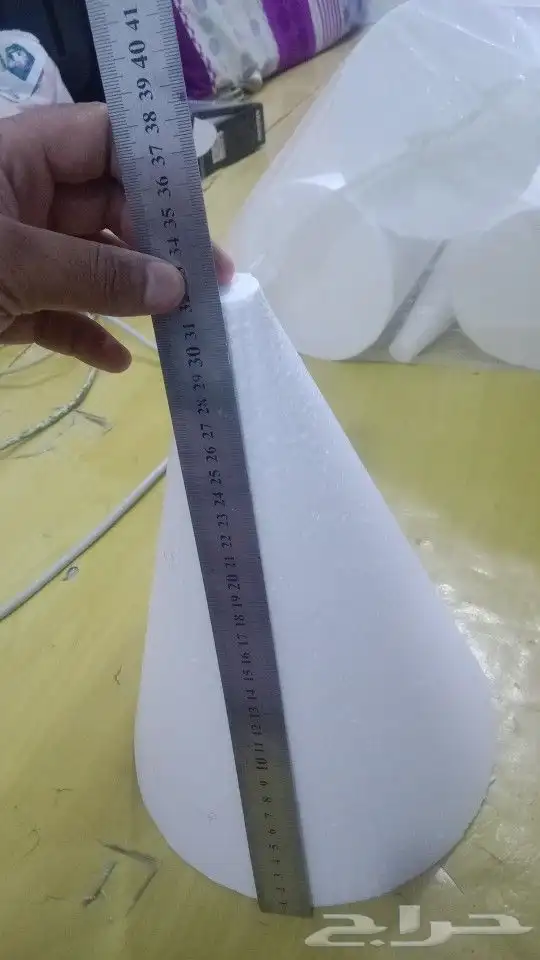 الواح فلين تبسي حلويات حبيبات فلين هرم مخروطي تبسي خشب 4