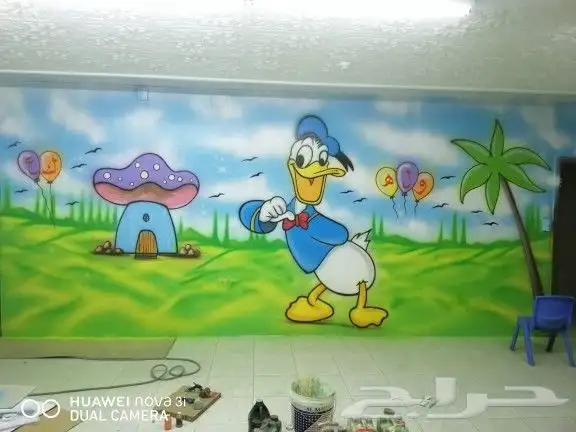 رسام وخطاط لرسم الروضات 8