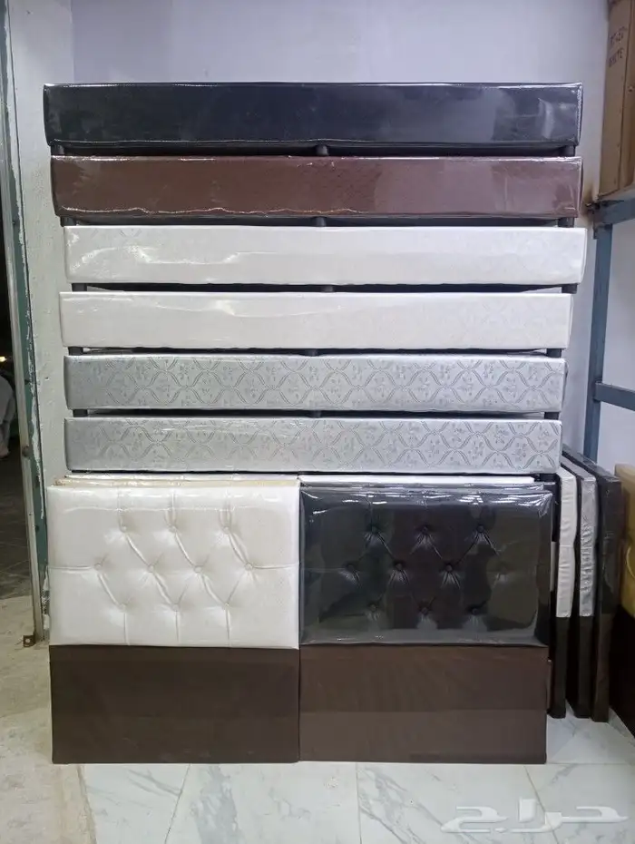 سراير حديد وبكس خشب مراتب ومفارش وبطانيات 5