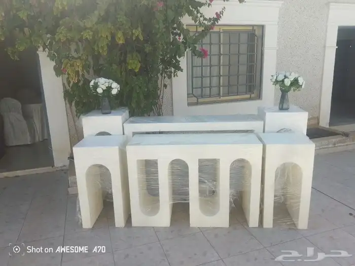 تجهيز حفلات ومناسبات طاولات استقبال طاولات عشاء طاولات بوفيه 9