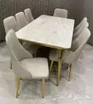 طاولات طعام رخام وخشب جديد 19