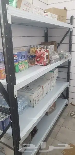 جميع انواع رفوف متوفره سوبر ماركت والمستودعات 0